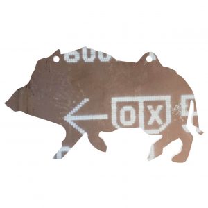 tarcza dzik strzelecka metalowa hardox drugi widok