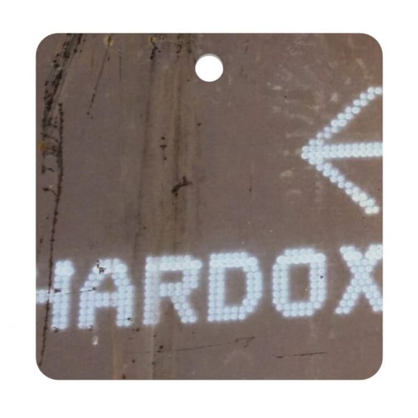 gong kwadrat 1 otwór hardox 2